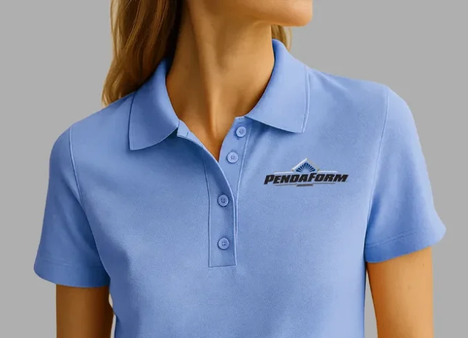 Home 1 Custom uniforms with embroidered logos for a Texas business team